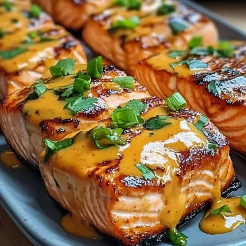Delicious Bang Bang Salmon prepared in 15 minutes for a quick dinner.