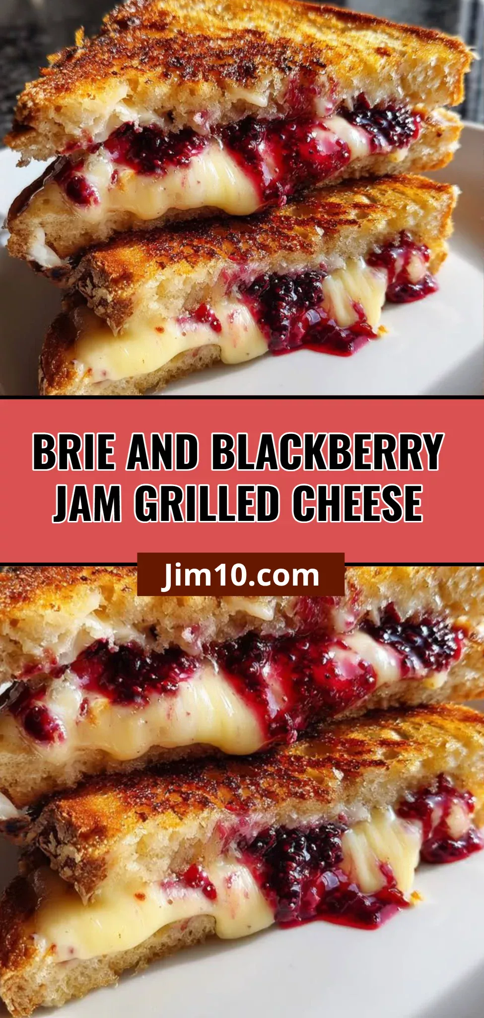 Brie and Blackberry Jam Grilled Cheese