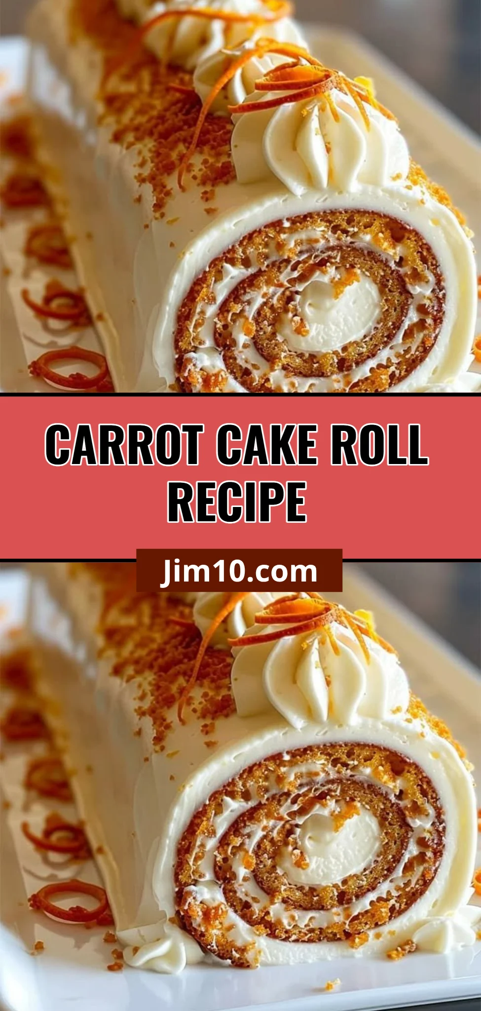 Carrot Cake Roll Recipe