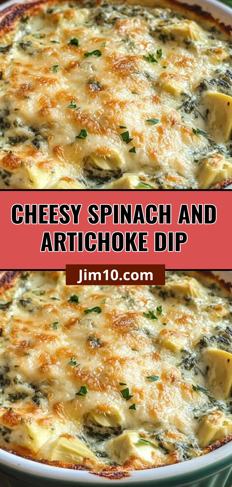 Cheesy Spinach and Artichoke Dip
