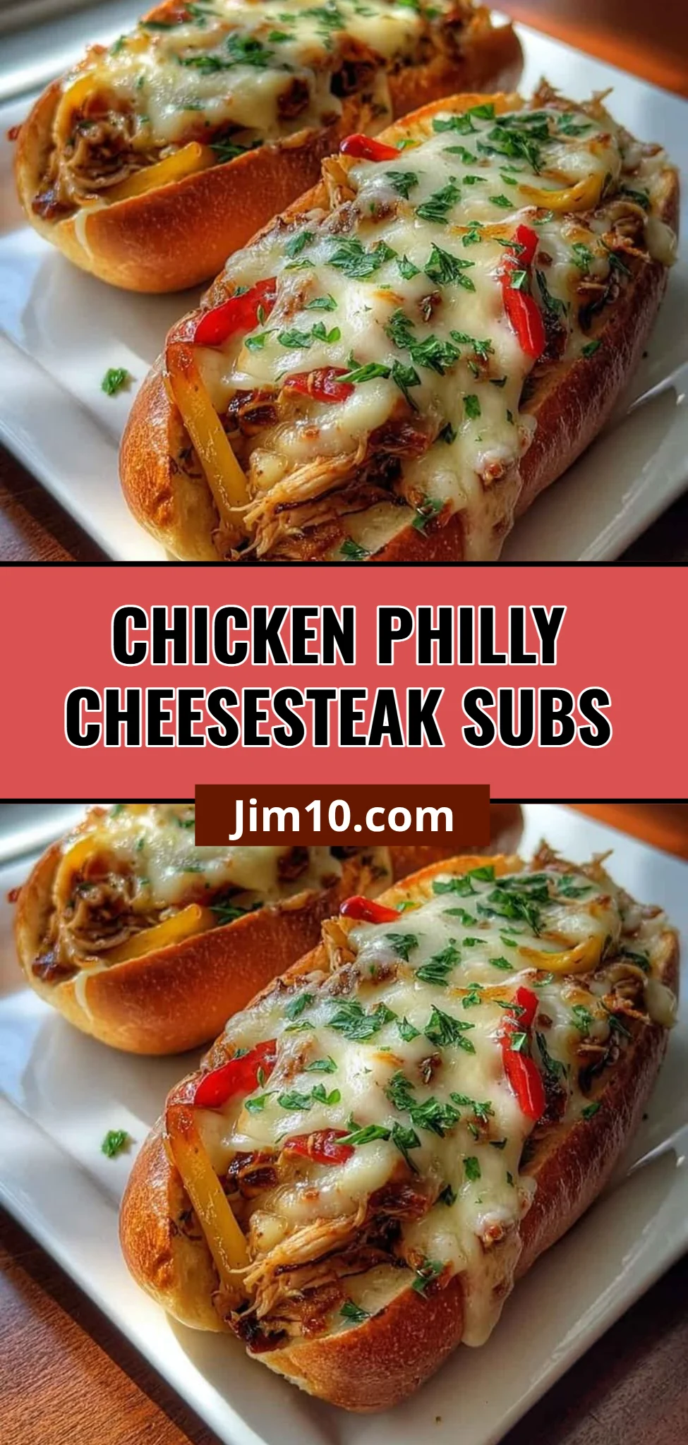 Chicken Philly Cheesesteak Subs
