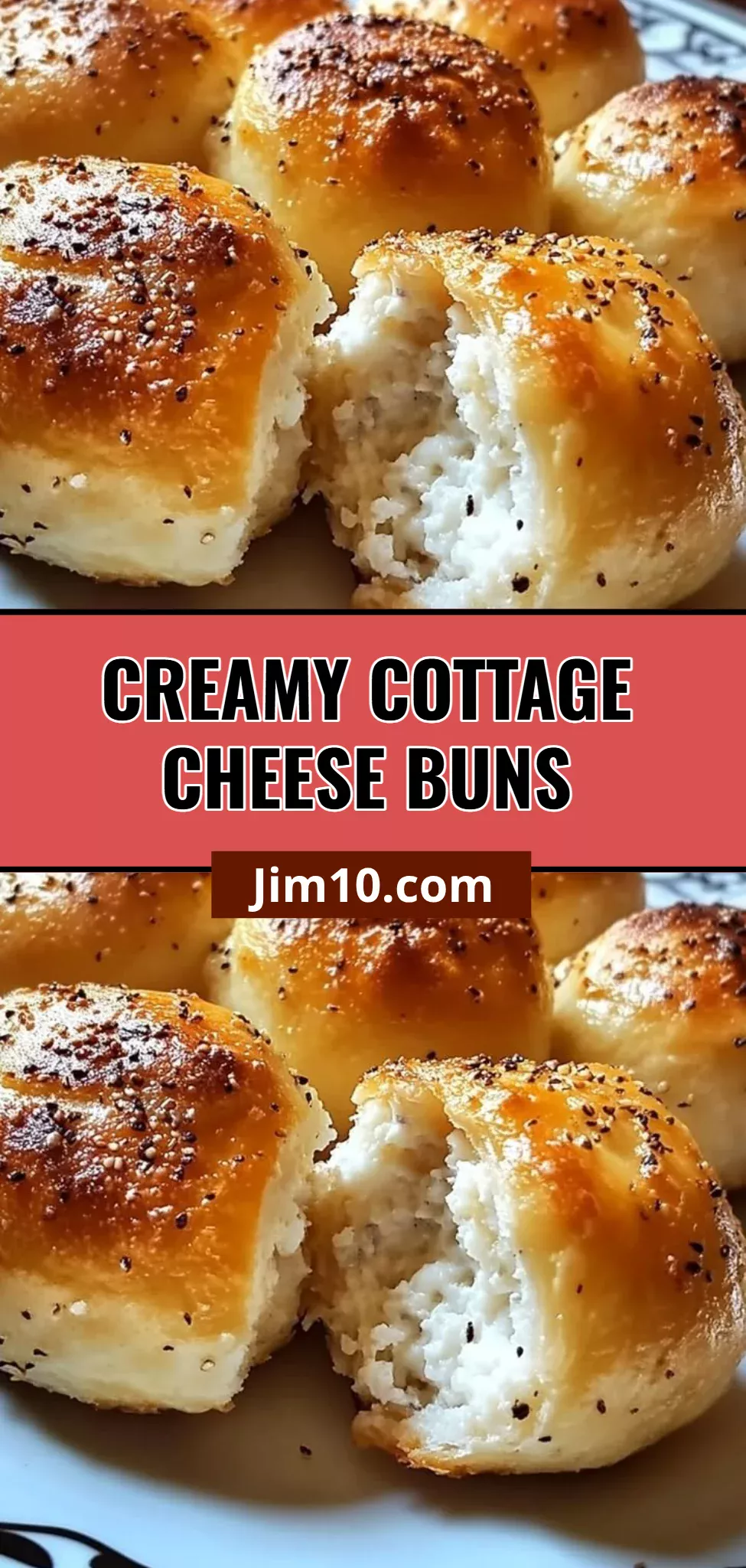Creamy Cottage Cheese Buns