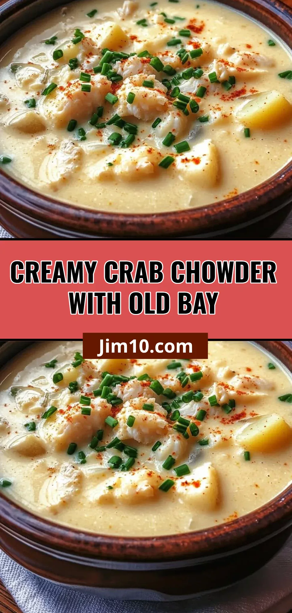 Creamy Crab Chowder with Old Bay