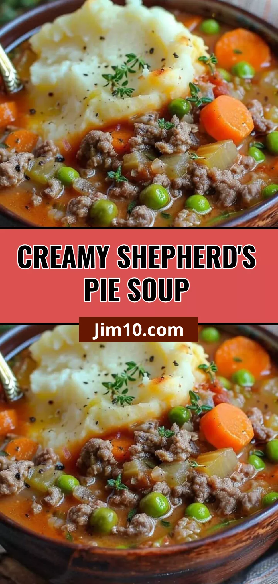 Creamy Shepherd's Pie Soup