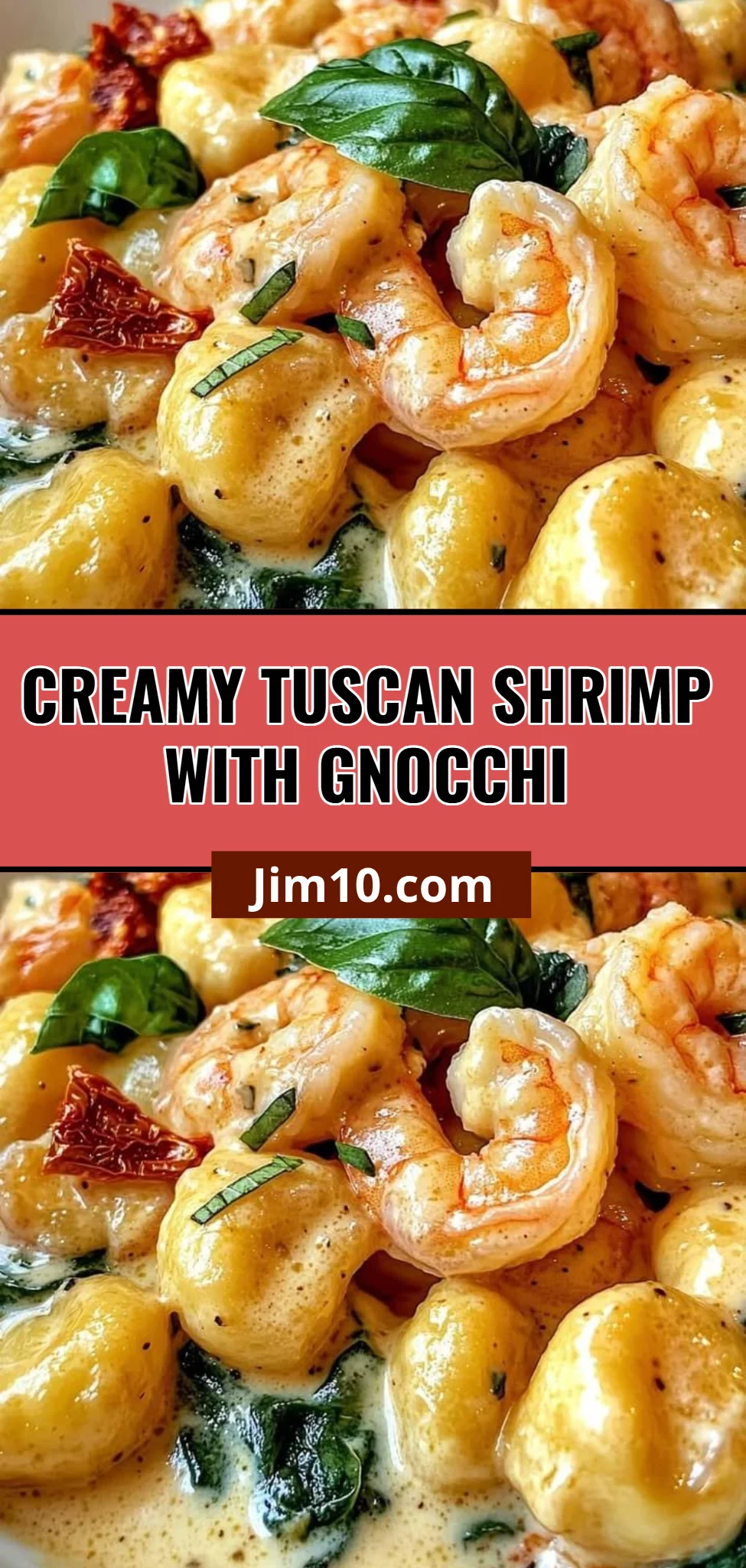 Creamy Tuscan Shrimp with Gnocchi