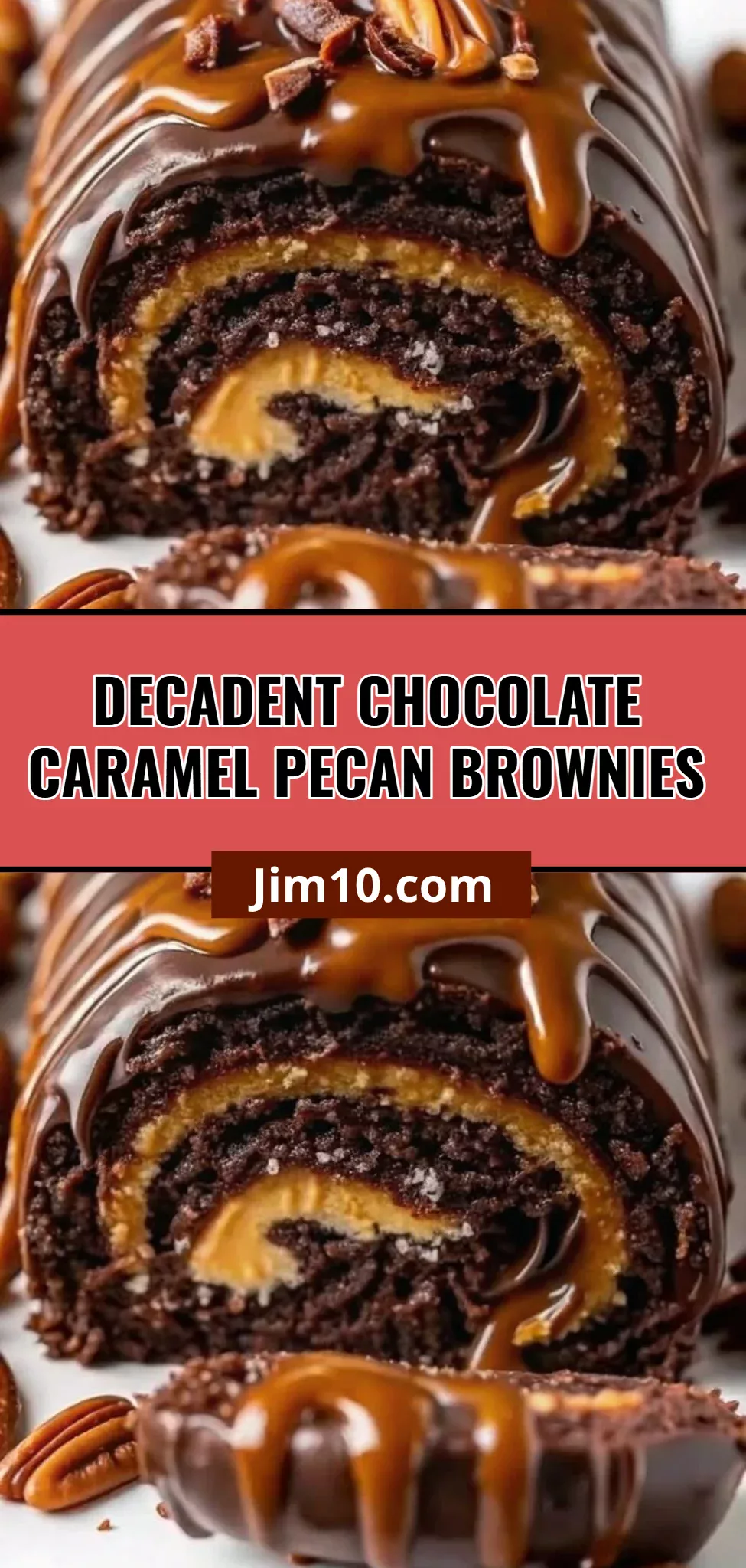 Decadent Chocolate Caramel Pecan Brownies