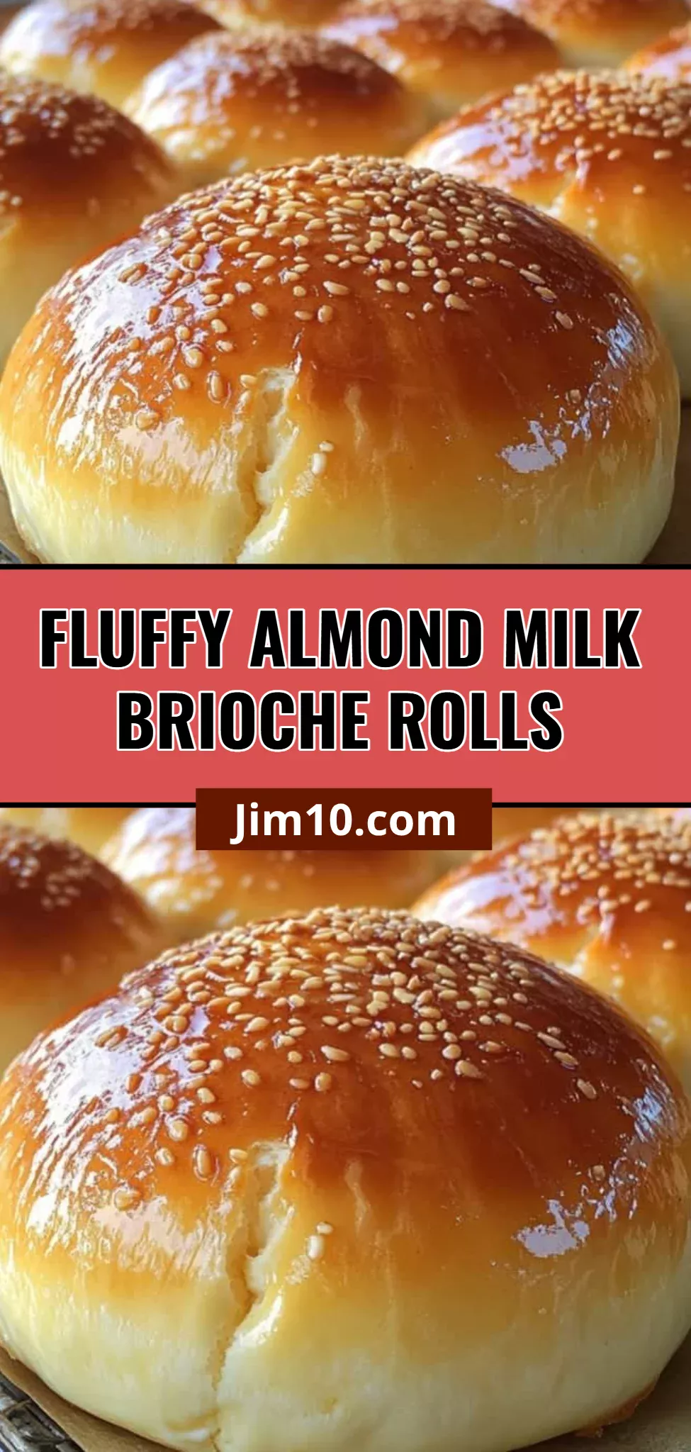 Fluffy Almond Milk Brioche Rolls