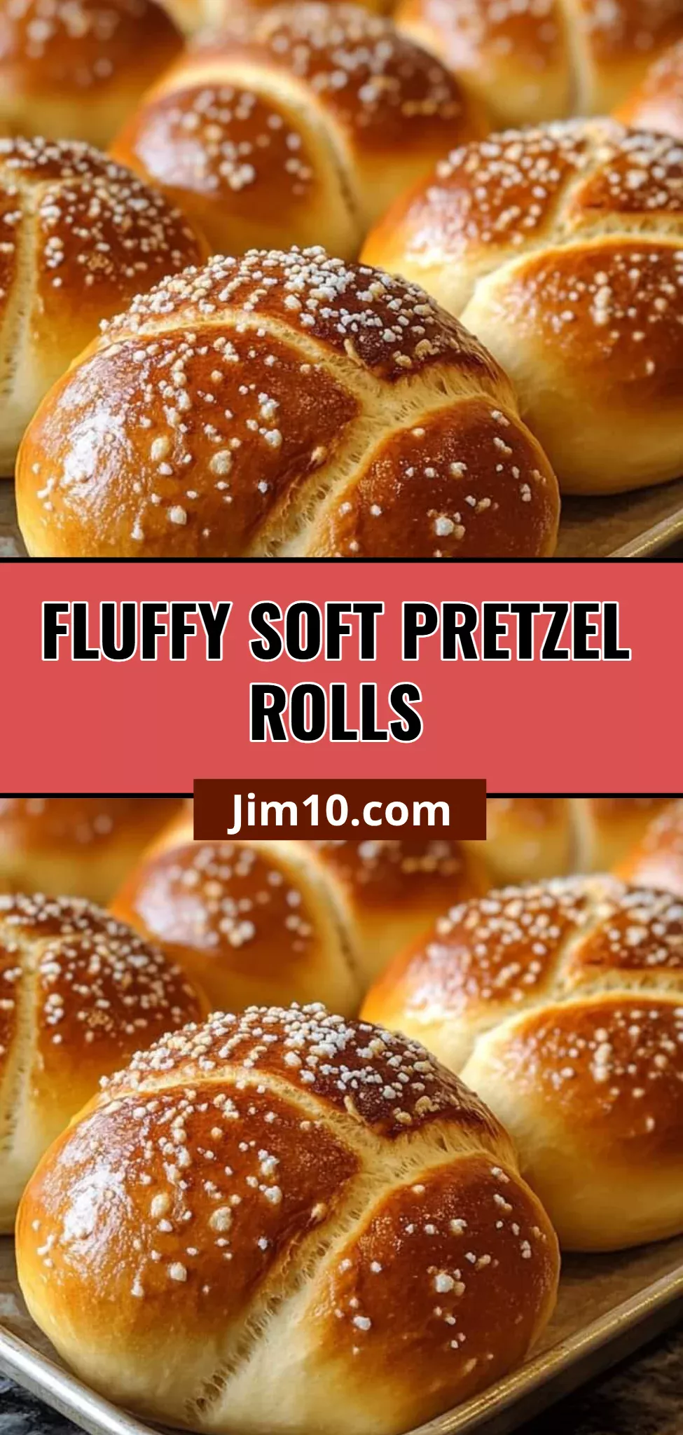 Fluffy Soft Pretzel Rolls