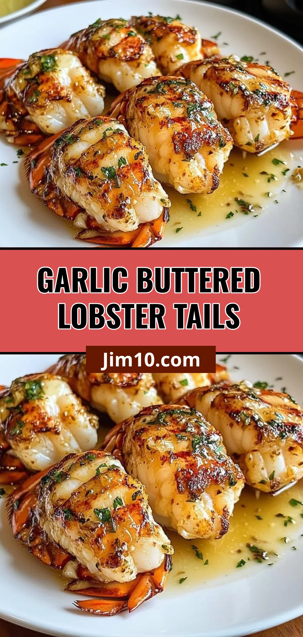 Garlic Buttered Lobster Tails