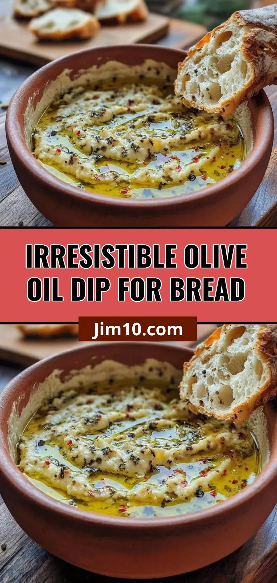 Irresistible Olive Oil Dip for Bread