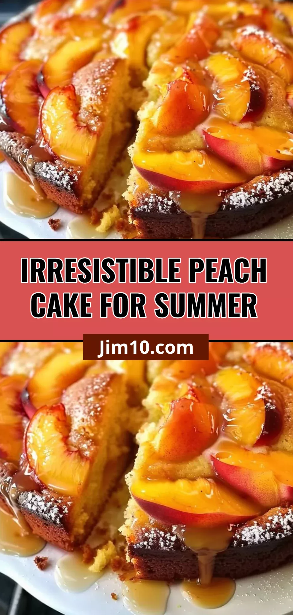 Irresistible Peach Cake for Summer