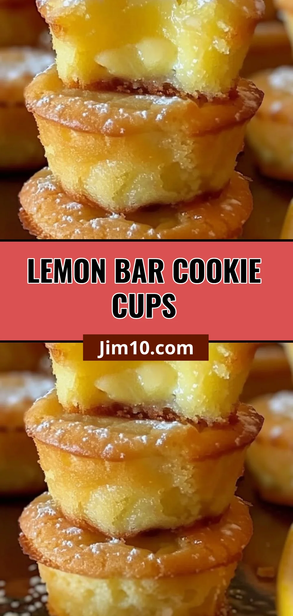 Lemon Bar Cookie Cups