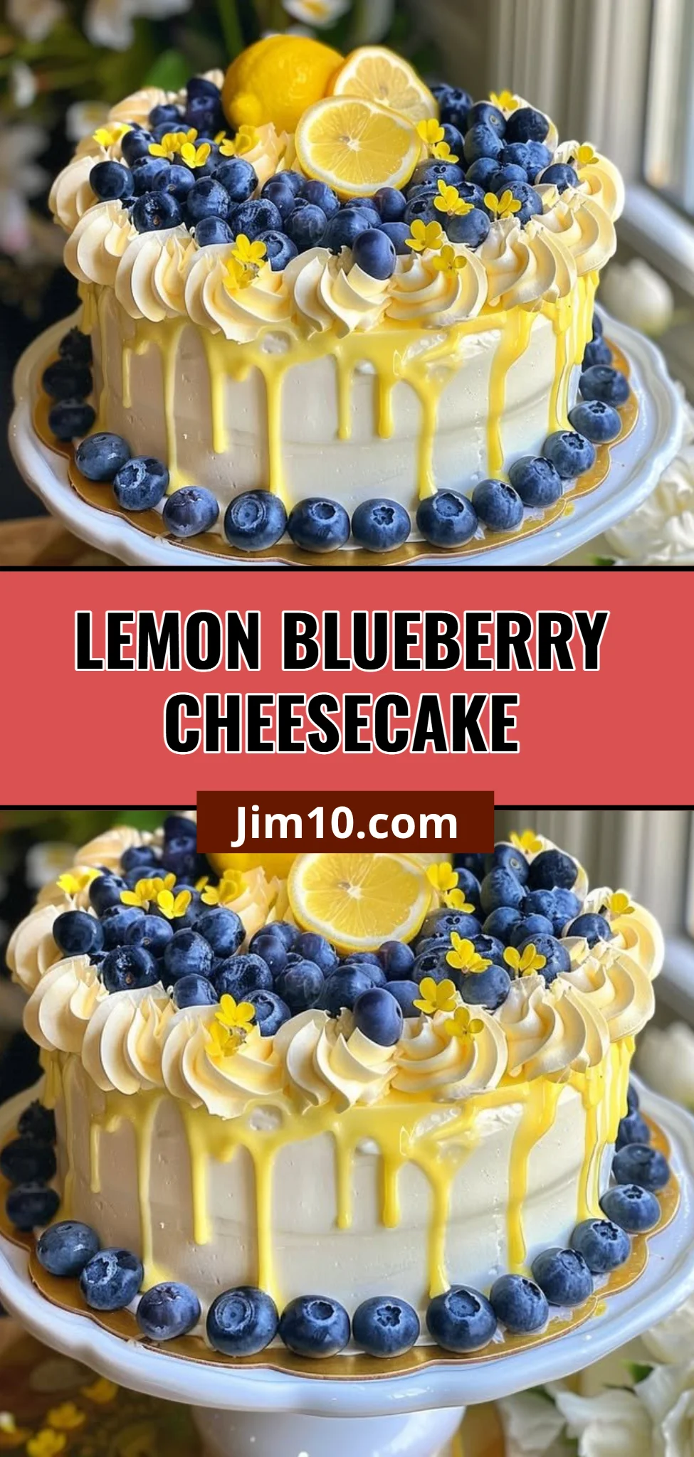 Lemon Blueberry Cheesecake