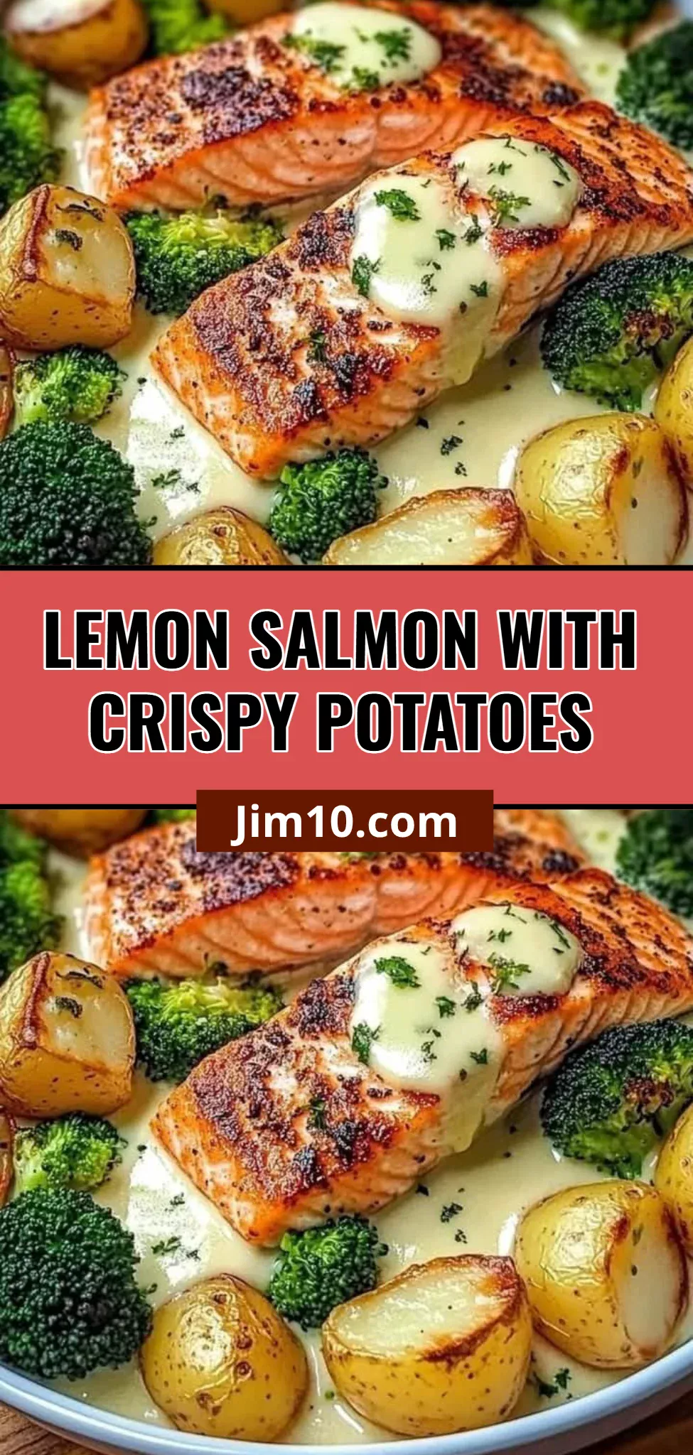 Lemon Salmon with Crispy Potatoes