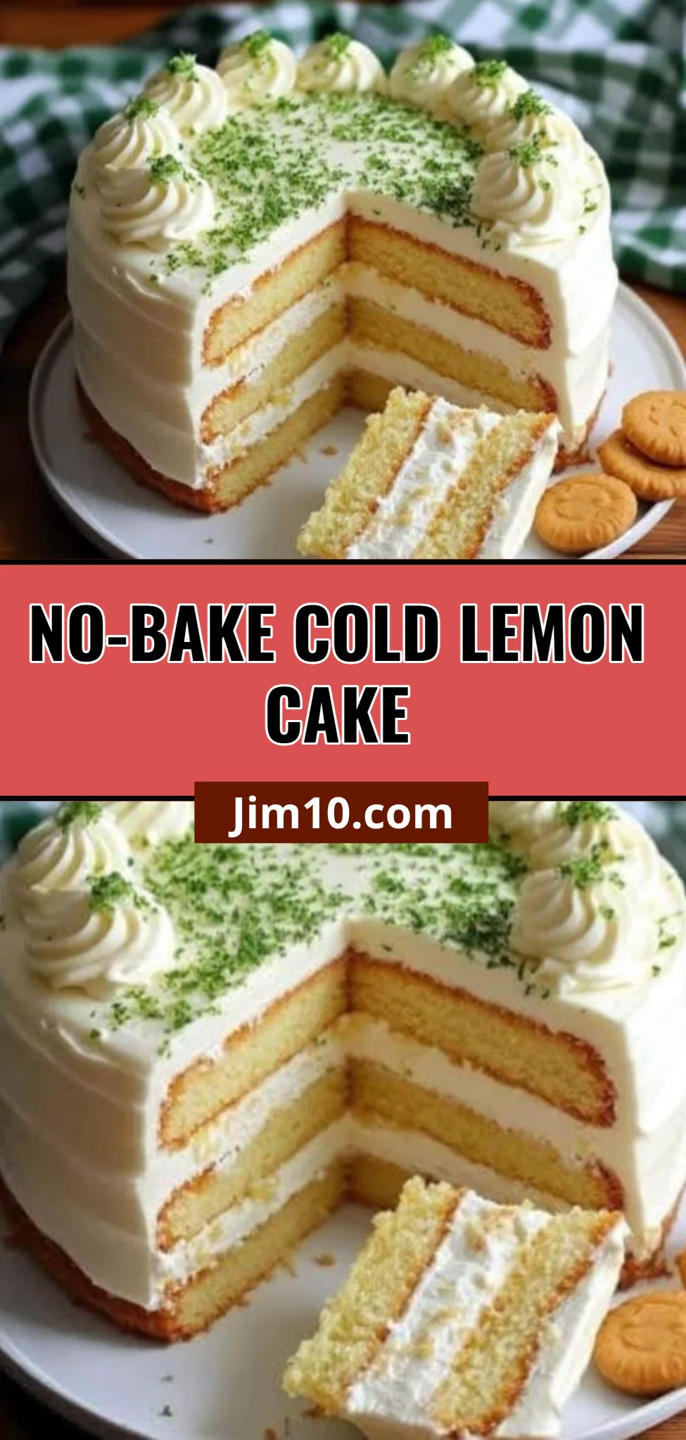 No-Bake Cold Lemon Cake