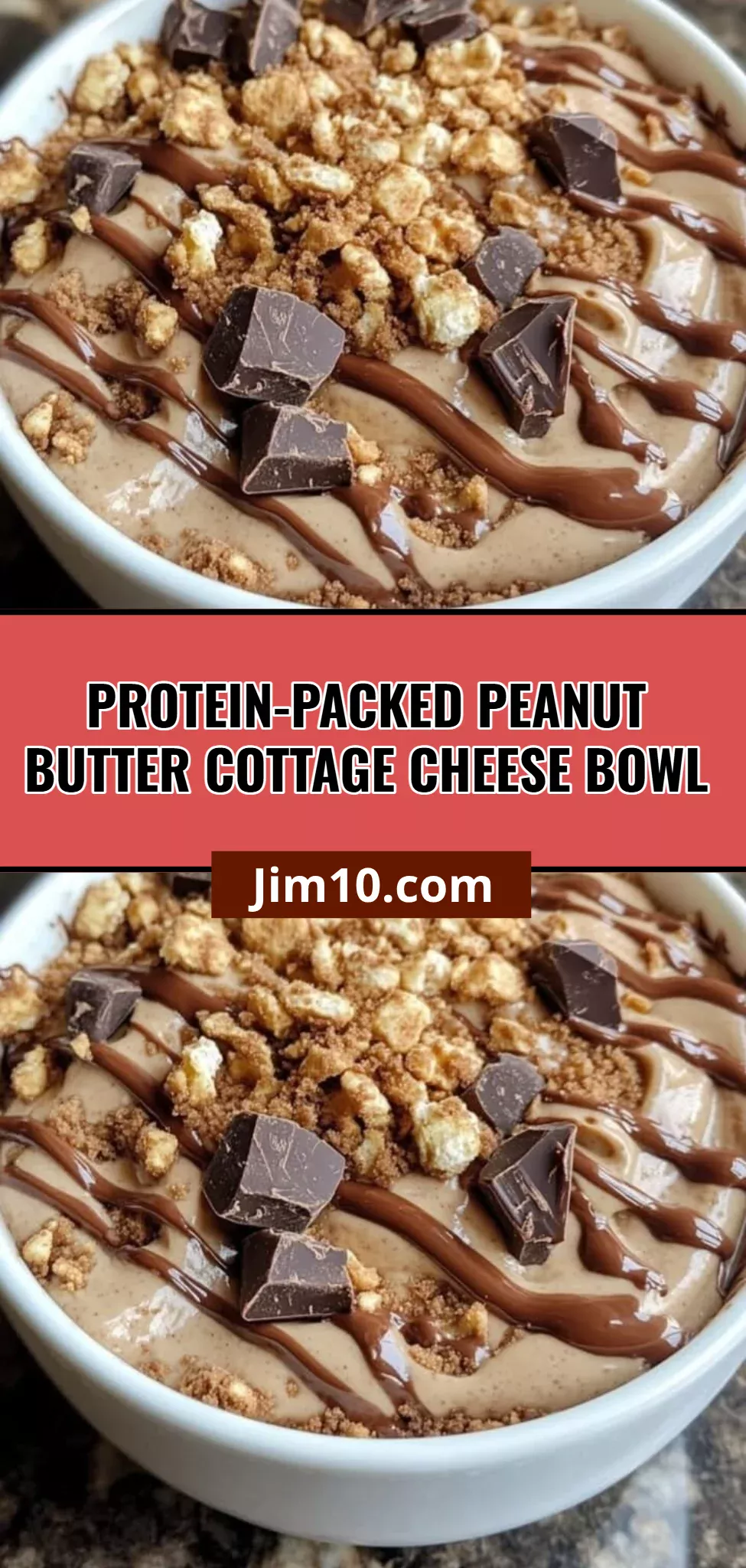 Protein-Packed Peanut Butter Cottage Cheese Bowl