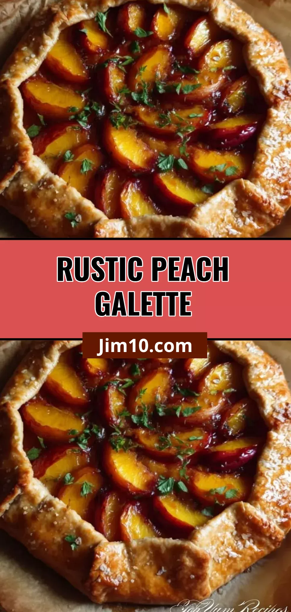 Rustic Peach Galette