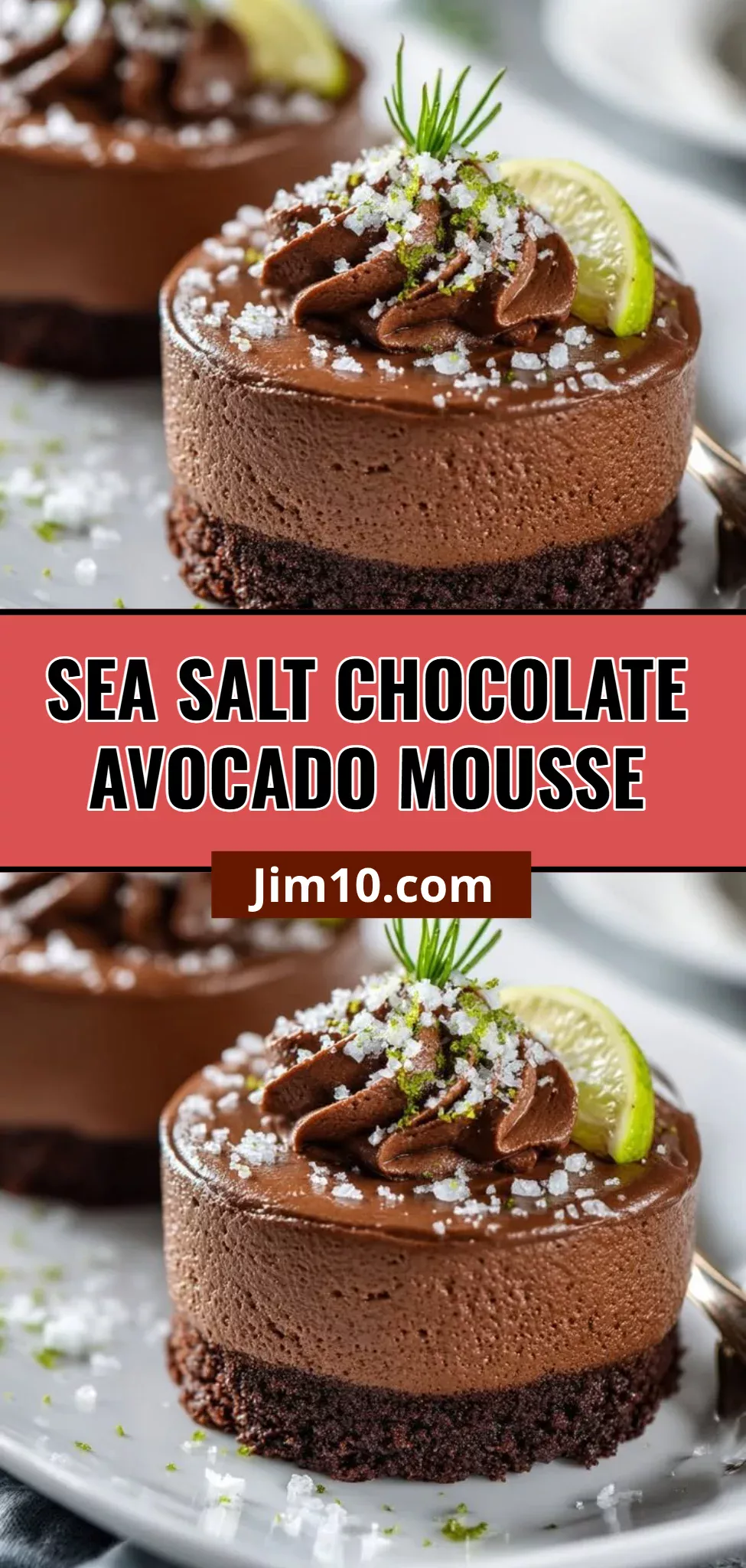 Sea Salt Chocolate Avocado Mousse