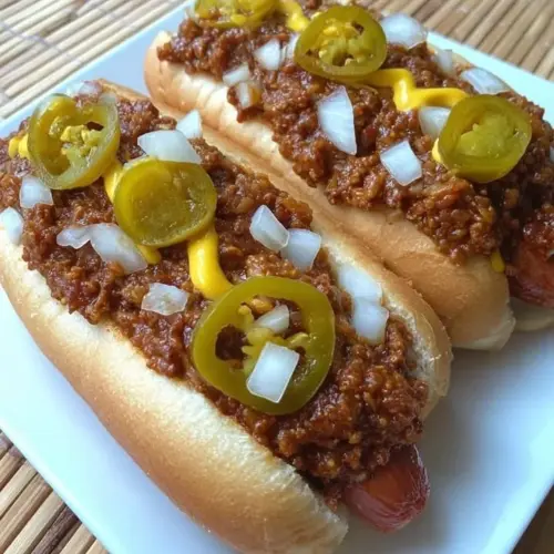 Sloppy Joe Sauce served on hot dogs, perfect for BBQ and gatherings