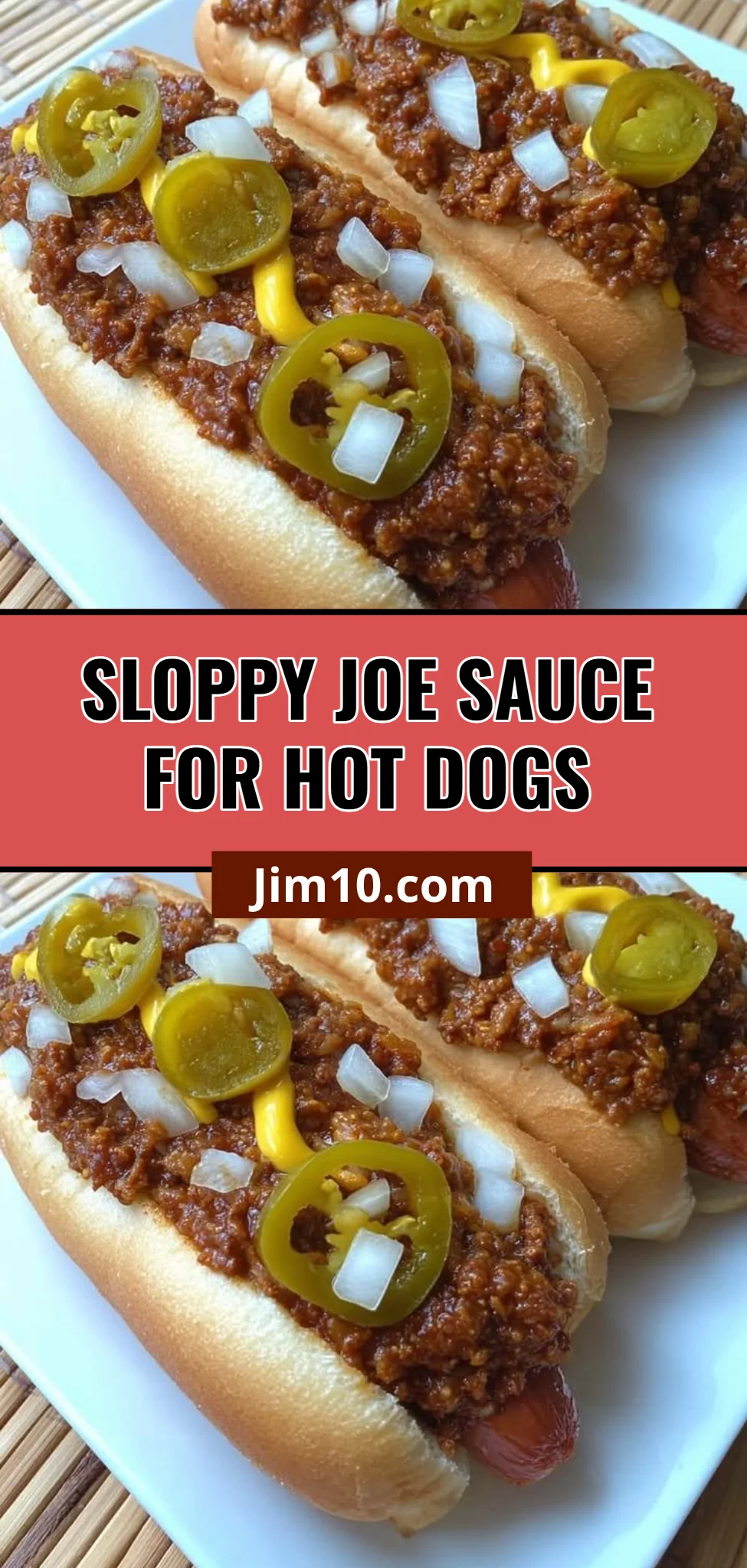 Sloppy Joe Sauce for Hot Dogs