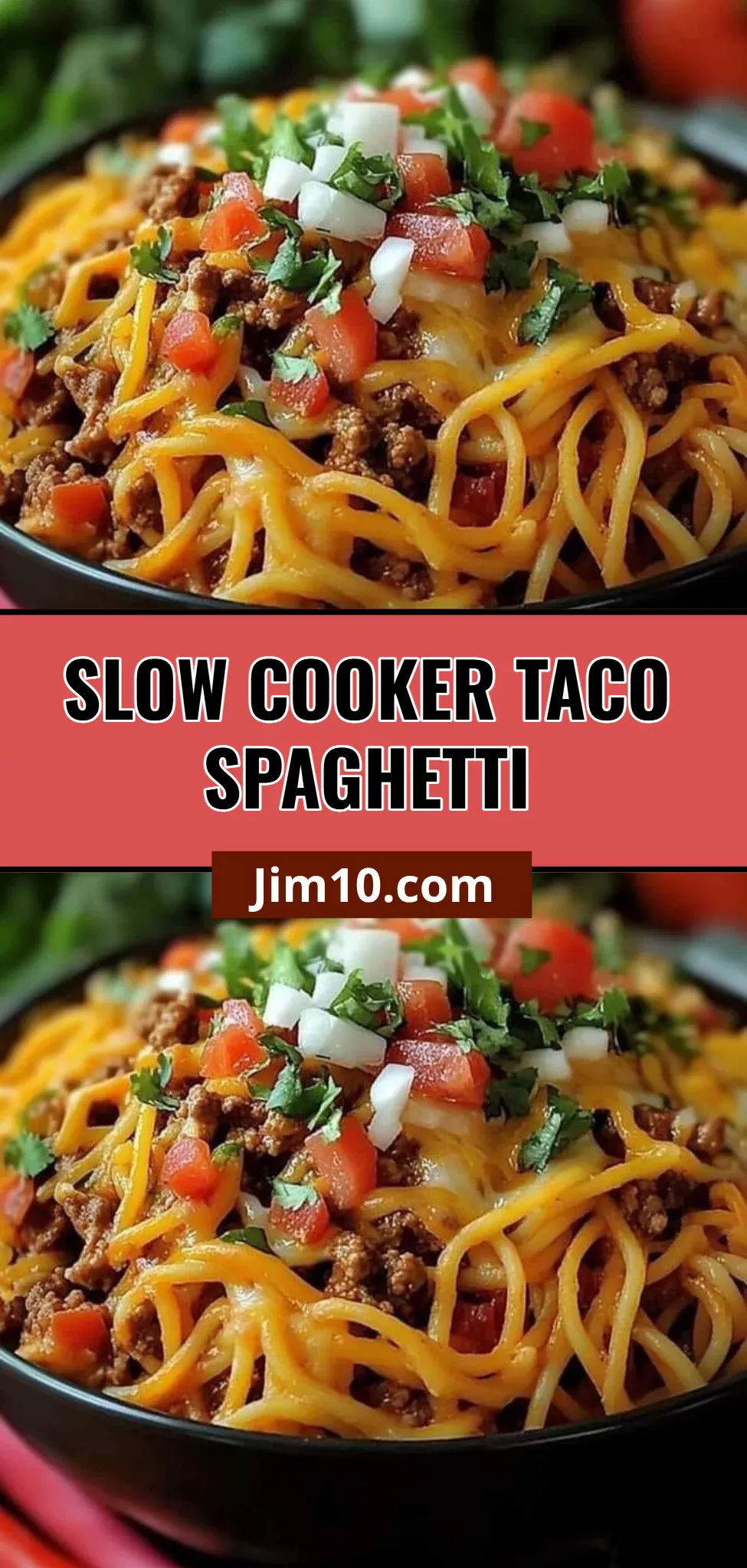 Slow Cooker Taco Spaghetti