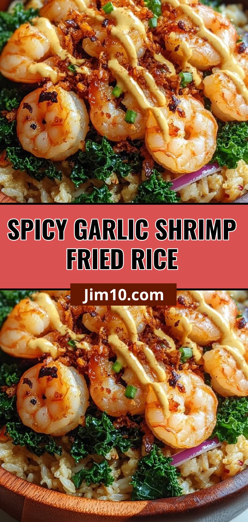 Spicy Garlic Shrimp Fried Rice