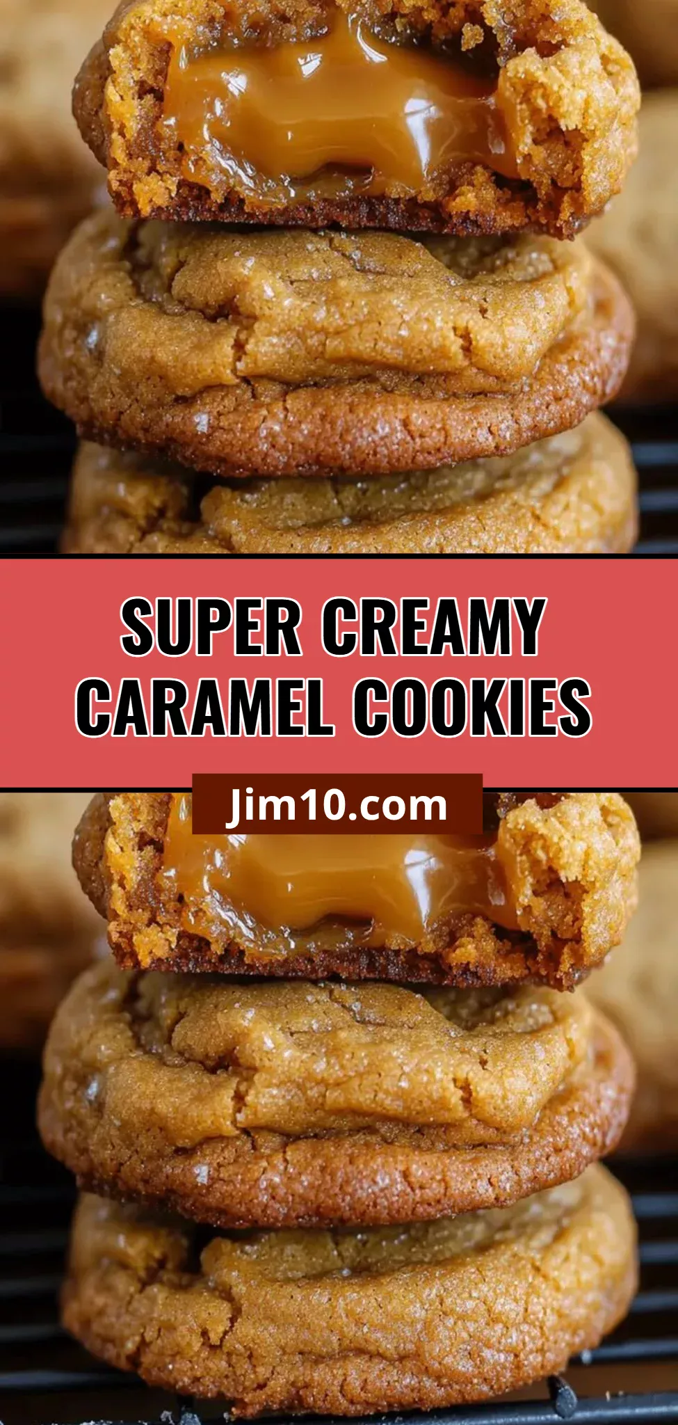 Super Creamy Caramel Cookies