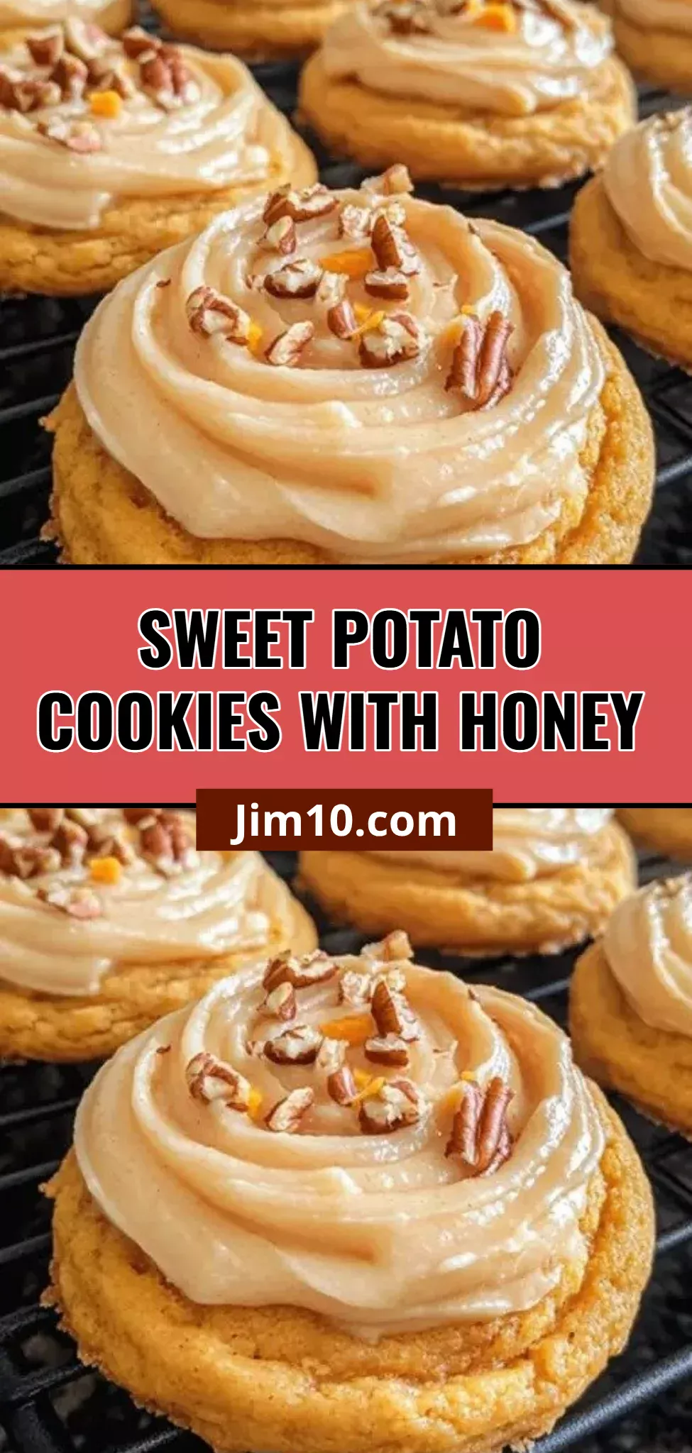 Sweet Potato Cookies with Honey