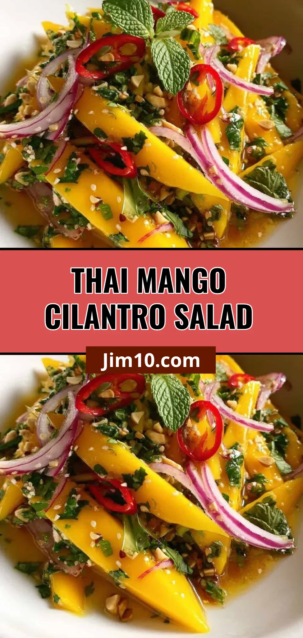 Thai Mango Cilantro Salad