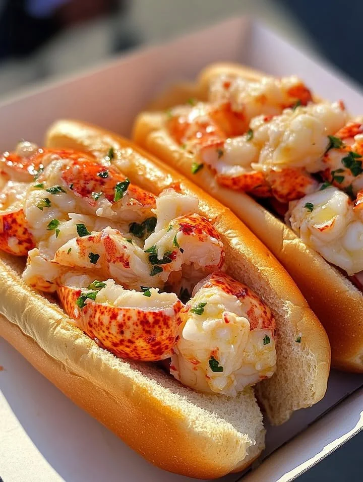 Delicious ultimate lobster roll with fresh ingredients and vibrant colors