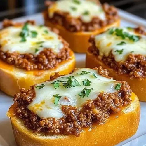 Delicious Texas Toast Sloppy Recipe served on a plate